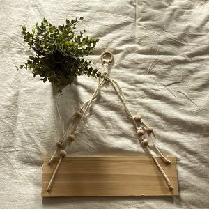 Bohemian Style Hanging Shelf